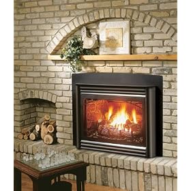 Kingsman IDV36N N/A Kingsman Natural Gas Direct Vent Fireplace Insert IDV36N