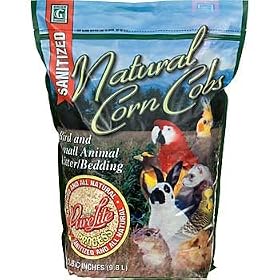 Natural Corn Cobs with the PureLite Process Bird and Small Animal Litter Bedding, 600 cu.in. by Green Pet