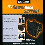 25' RV Sewer Hose Support Folding Sewer Hose Support Flexible Hindge Support 
