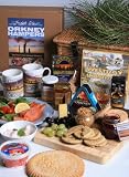 An Orkney Islands Christmas 14 Hamper Wicker Basket