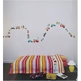 Cars, Trucks and More Decorative Child Room Wall Stickers ~ Temporary, Repositionable