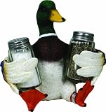 River's Edge Beautiful Hand Painted Poly Resin Duck Salt & Pepper Shaker Set