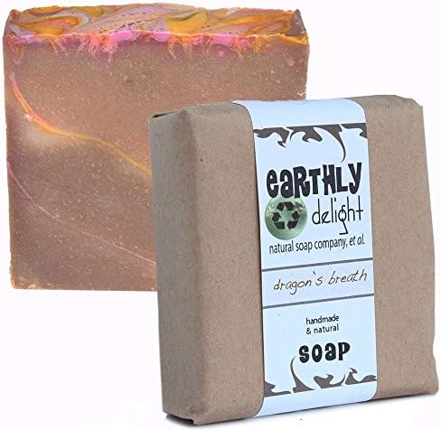 Dragons Breath Natural Body Soap | One Large 5.5 Oz. Bar By Earthly Delight