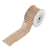 東京堂 リボン ラインストーンリボン3 (2巻入り) シャンパンゴールド ZE000051-050