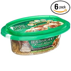 Healthy Choice Fresh Mixers, Rotini & Zesty Marinara Sauce, 6.96-Ouce Bowls (Pack of 6)