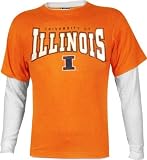 Illinois Fighting Illini Walk On Double Layer Long Sleeve Shirt