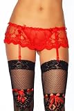 Strapsg�rtel & String rot, Gr��e:XS-M