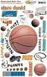 Sport/School Rub-Ons-Basketball