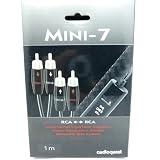 Audioquest Mini-7 48v DBS RCA Audio Interconnect Cables 1 Meter Pair