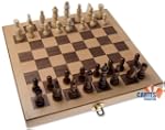 Coffret Echecs en h�tre marqueterie