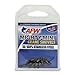 American Fishing Wire Mighty Mini Stainless Steel Crane Swivels, Size #7, 180 lb Test, Gunmetal Black, 10 pc