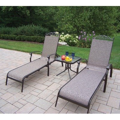 Oakland Living 10605-L-3-CF Cascade Sling ThreePiece Outdoor