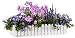 Emsa 956751200 Landhaus Blumenkasten 75 cm weiß