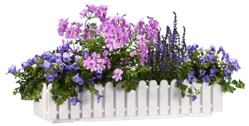 Emsa 956751200 Landhaus Blumenkasten 75 cm wei&szlig; Preisvergleich