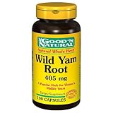 Wild Yam Root 405mg - A Popular Herb for Women, 100 caps,(Good'n Natural)