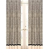 Animal Safari Window Treatment Panels - Set of 2
