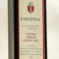 Colonna Italian Extra Virgin Olive Oil, First-Cold Pressed and Unfiltered 500 ml