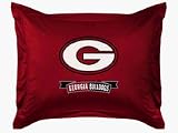 Georgia Bulldogs Coordinating Pillow Sham from The Locker Room Collection by Kentex