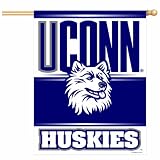 NCAA Connecticut Huskies 27-by-37 inch Vertical Flag