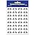 Checkered Flag Stickers Party Accessory (1 count) (4 Shs/Pkg)
