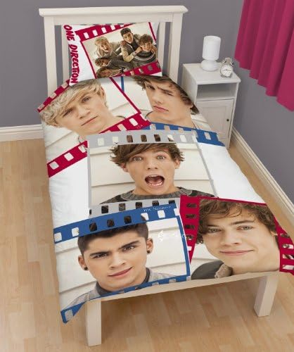 Official One Direction 1D Snapshot Single Duvet Cover Bedding Set