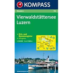 Vierwaldst�tter See, Luzern 1 : 50 000: Wanderkarte. GPS-genau