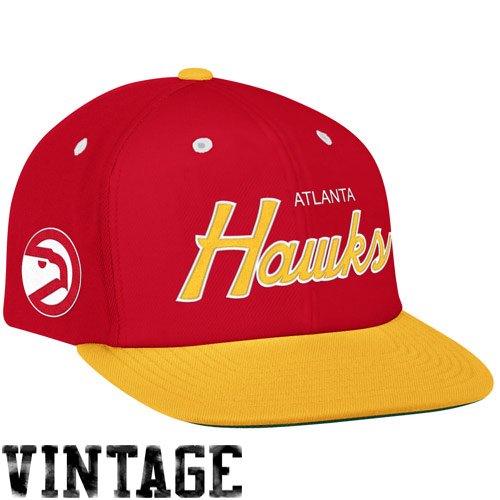 Atlanta Hawks Mitchell & Ness The Script Is In 2-Tone Snapback Hat