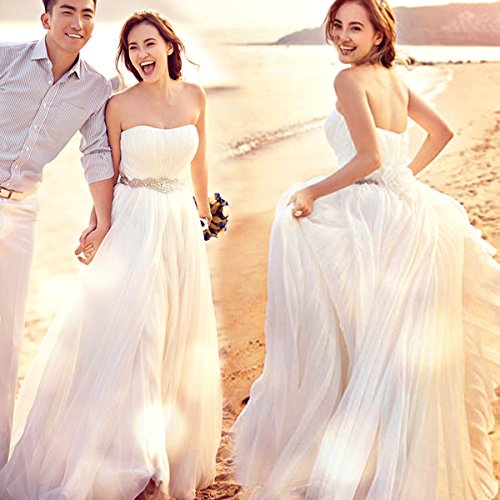 【ノーブランド品】 ウェディングドレス ブライズメイド ドレス 女性 レディース 女の子 ロングドレス ベアトップ ハイウエスト 舞台服 妊婦服 ワンピース 韓国風 結婚式 二次会 パーティー 花嫁の介添人 演奏会 入学式 卒業式 演出服 お姫系 Happy-Online (XS)