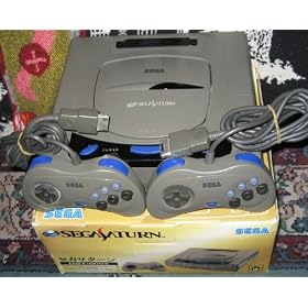 Grey Sega Saturn Console (Import Japanese Video Game System)