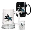 San Jose Sharks NHL 15oz Tankard, 15oz Ceramic Mug & 2oz Shot Glass Set - Primary Logo