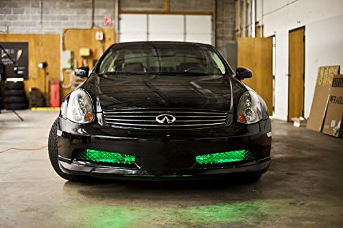 2010-2014 Hyundai Genesis Coupe Single-Color Standard Grille LED Kit, Green