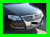 VOLKSWAGEN VW B6 2005-2010 PASSAT CHROME GRILLE GRILL KIT 2006 2007 2008 05 06 07 08 09 2009 10 2005.5 KOMFORT TURBO WAGON 2.0 3.6 LX 4MOTION 2.0T