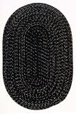 2' x 3' Oval Washington Black Mix by Colonial Mills Washington Collection WA43