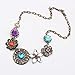 CHILDCITY New Hot Nice Vintage European Gorgeous Womens Crystal Flower Necklace