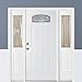 NICETOWN Side Lights Front Door Curtain - Entry Way Decor Room Darkening French Sliding Door Thermal Privacy Window Treatment Drapery Panel (25