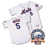 Steiner Sports MLB New York Mets David Wright Authentic Home Black Jersey (Signed on Back)