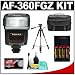 Pentax AF-360FGZ Flash + 4 Batteries & Charger + Tripod + Case for Pentax K10D, K20D, K100D, K110D, K200D & K2000 Digital SLR Cameras