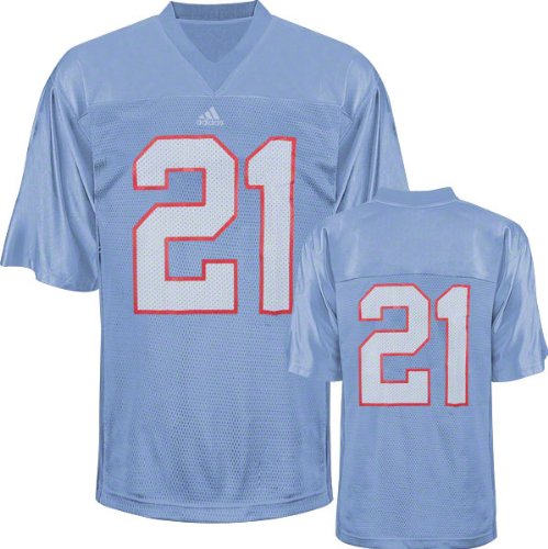 Kansas Jayhawks Light Blue adidas 50th Anniversary #21 Retro Jersey