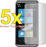 5x HTC ARRIVE Phone Premium Clear LCD Screen Protector Cover Guard Shield F ....