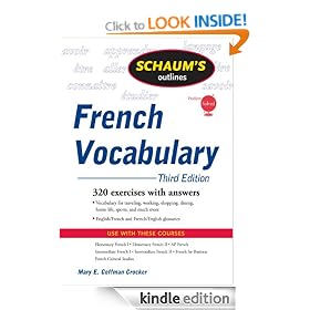 Schaum's Outline of French Vocabulary, 3ed (Schaum's Outline Series)