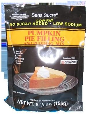 No Sugar Added Pumpkin Pie Filling and Pudding Mix, 5.5 oz.