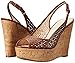 Nine West Women's Axey Leather Wedge Sandal