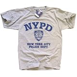 NYPD T-Shirt - Logo de New York Police Department Grises Tee
