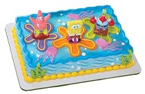 SpongeBob SquarePants Lanchers Cake Topper Set