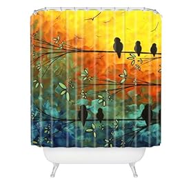 Reviews Deny Designs Madart Birds Of A Feather Shower Curtain 69
