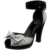 T.U.K. Womens A7937L Open-Toe Pump