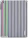 id America iPad2用 3D保護シール Cushi Stripe Chic White  csi201wht