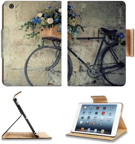 Antique Bicycles Flower Basket View Apple Ipad Mini Retina Display Flip Case Stand Smart Magnetic Cover Open Ports Customized Made to Order Support Ready Premium Deluxe Pu Leather 8 Inch (205mm) X 5 1/2 Inch (140mm) X 11/16 Inch (17mm) MSD Ipad Mini Retina 2 Professional Ipadmini Cases Ipad_mini Accessories Graphic Background Covers Designed Model Folio Sleeve HD Template Designed Wallpaper Photo Jacket Wifi 16gb 32gb 64gb Luxury Protector