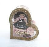 Polka Dot Keylee, Porcelain 7-Inch Doll: Brass Key Keepsakes