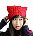 Cocobla Women's Hat Cat Ear Crochet Braided Knit Caps
